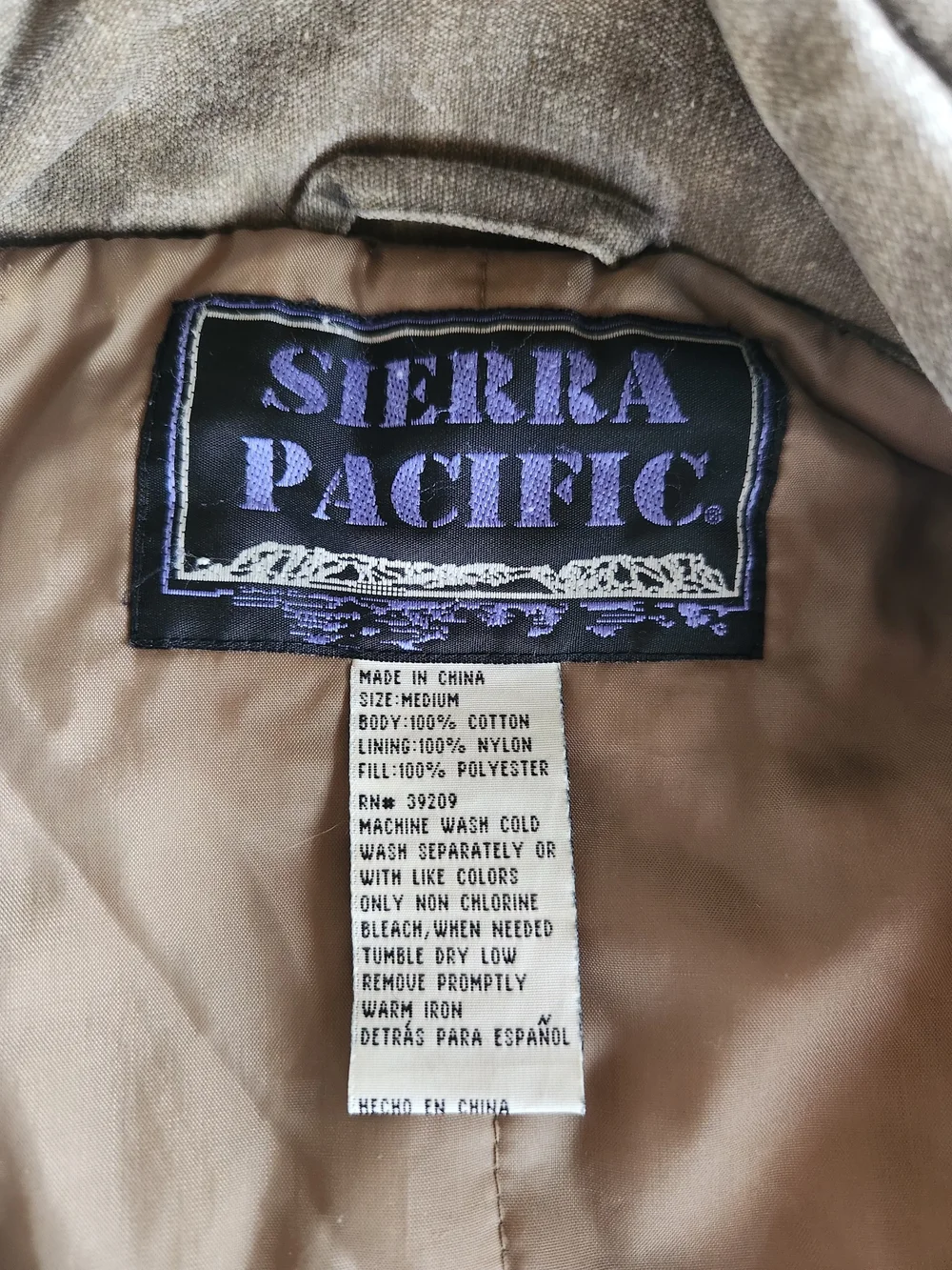 Vintage Workwear M-1965 Field Jacket Sierra Pacific Hooded